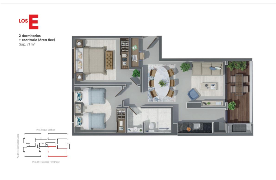(OFERTA)  2 Habitaciones Y 1 Cochera Totalmente Amoblado Con Renta — foto 2