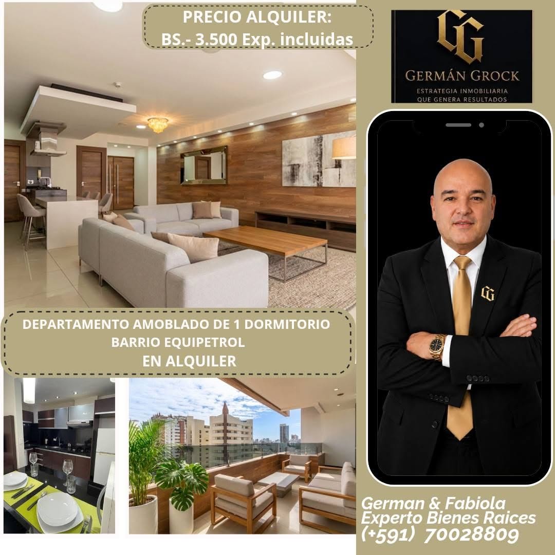 Departamento en alquiler en Equipetrol