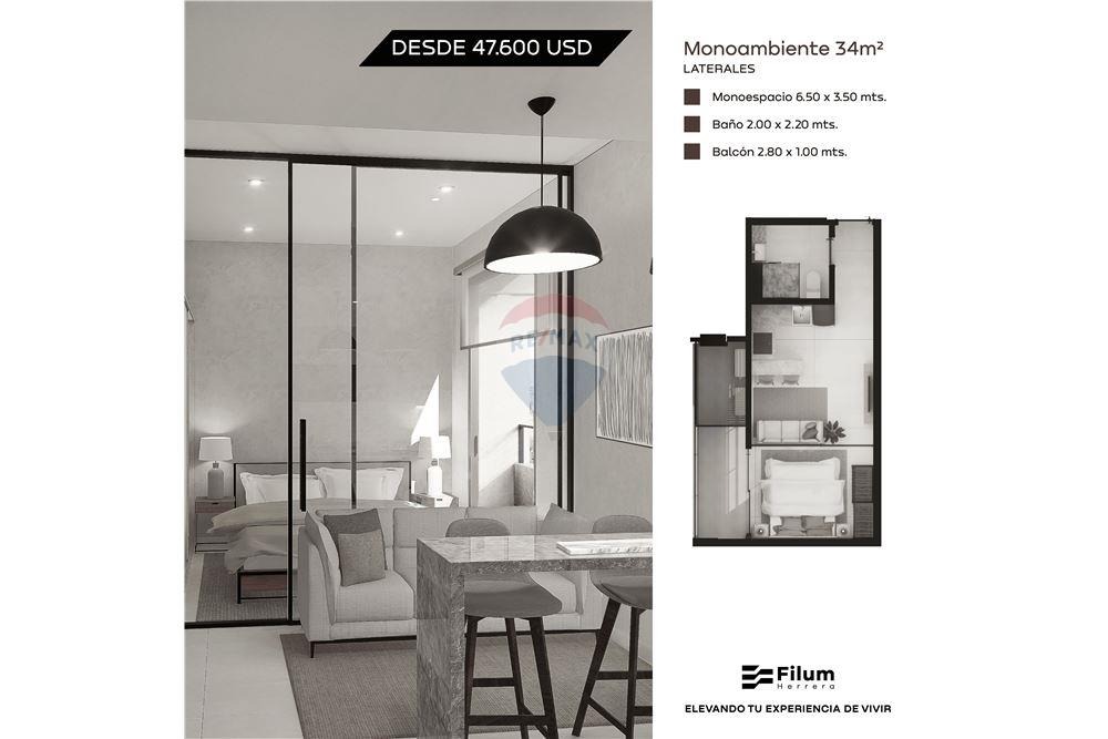 EDIFICIO FILUM DEPTO DE 1 DORM EN VENTA — foto 2
