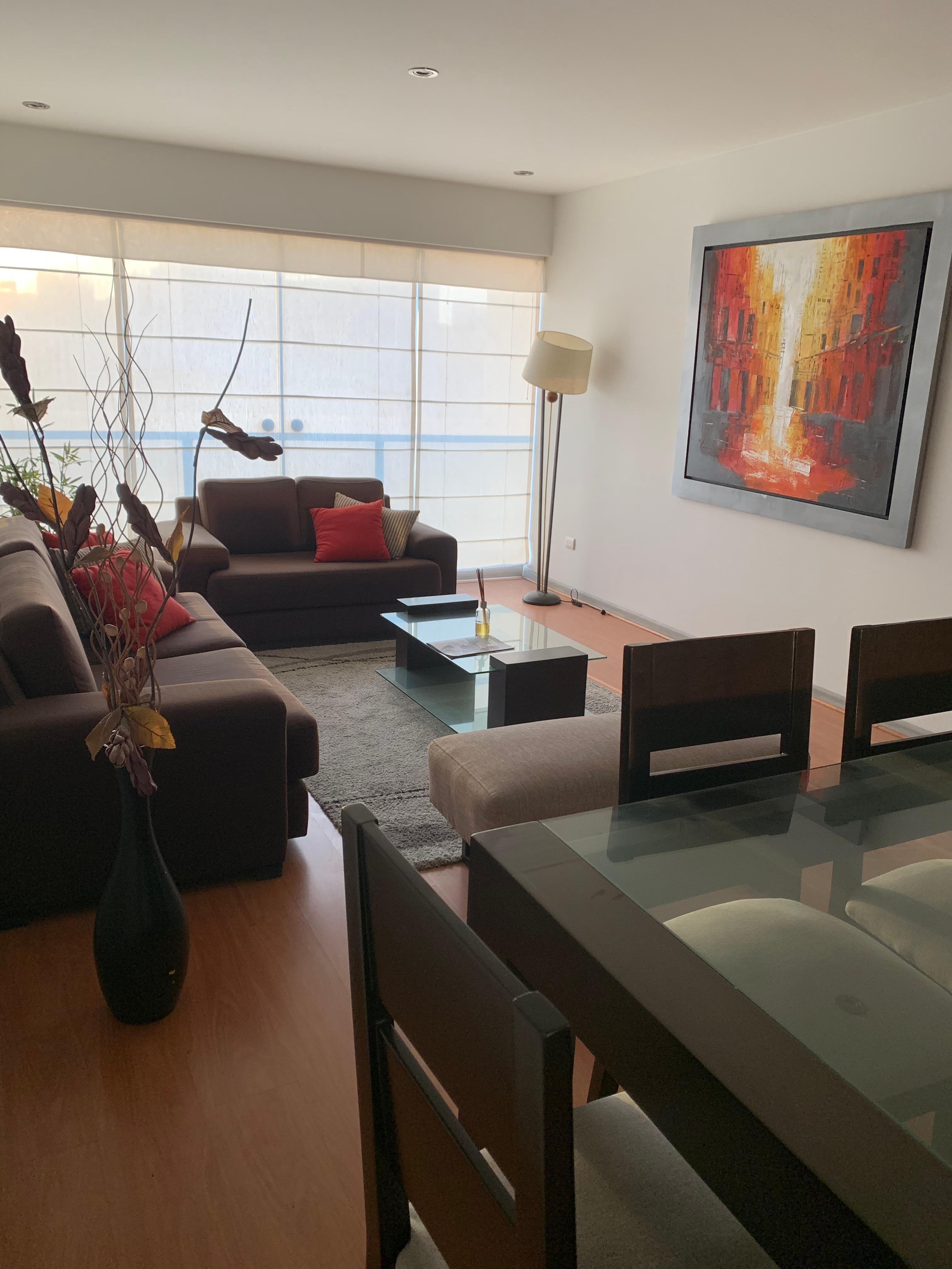 Departamento en alquiler en San Borja