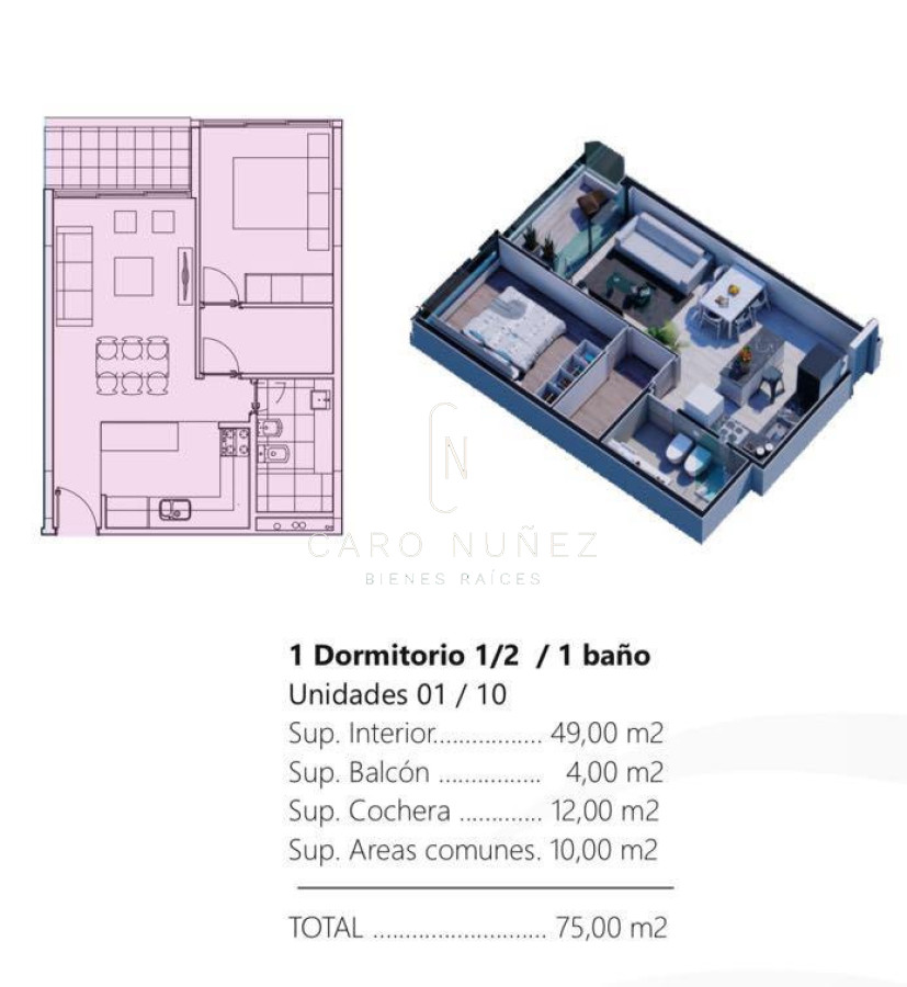 Apartamento en venta en Aidy Grill