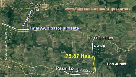 Propiedad 75 Has. En Venta - Paurito!
