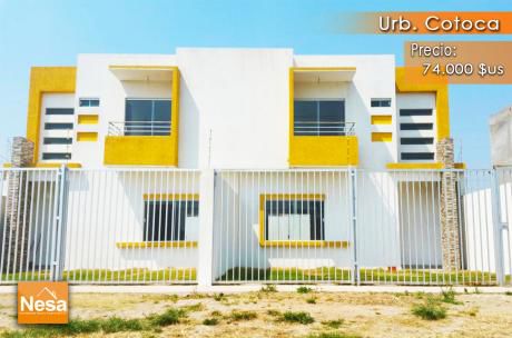 En Venta Casa A Estrenar En La Urb. Cotoca