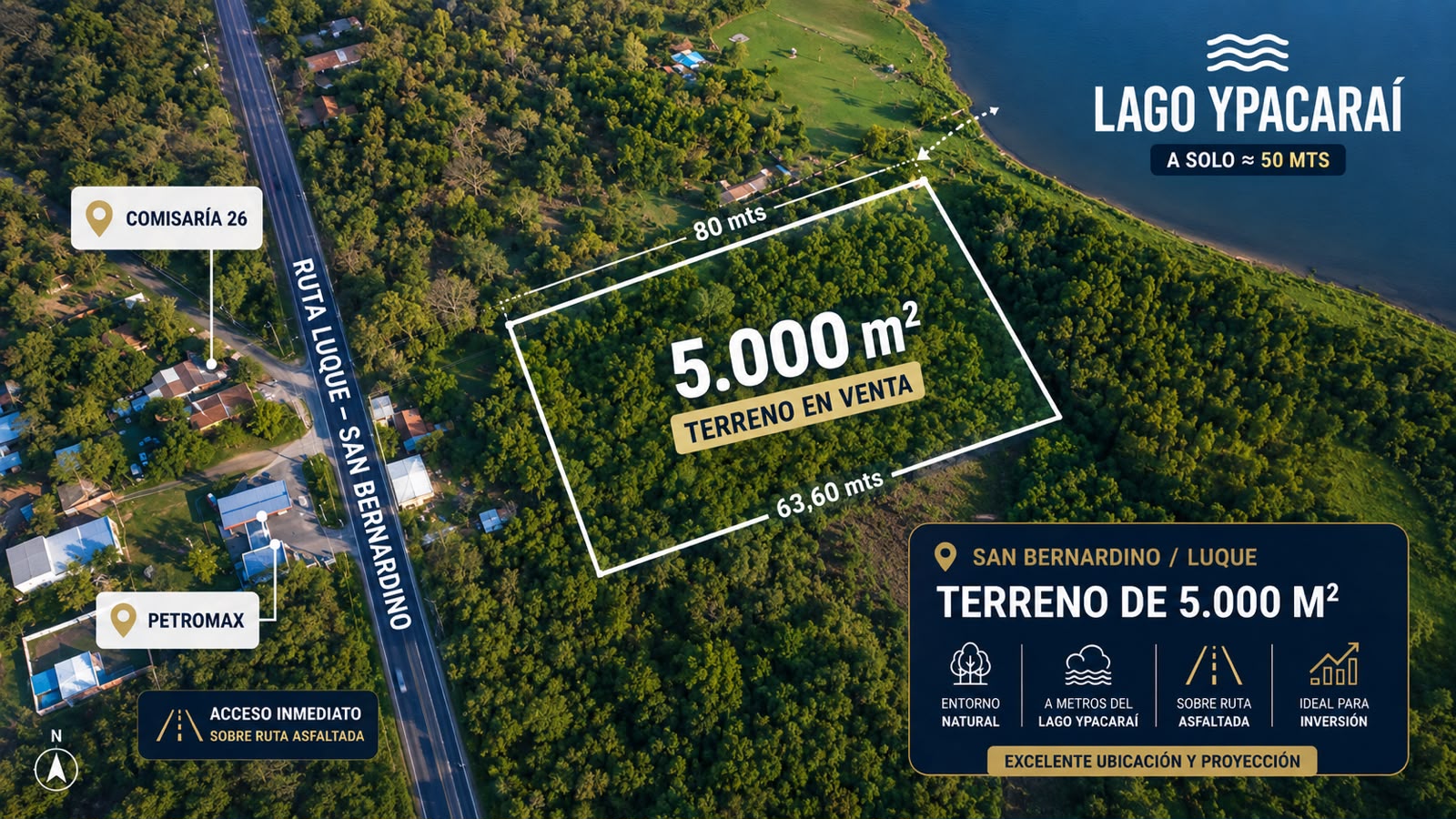 venta-terreno-san bernardino-cordillera - foto 4
