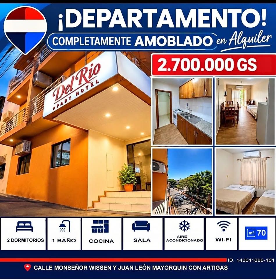 Departamento - Alquiler - Encarnación, Itapúa, Paraguay