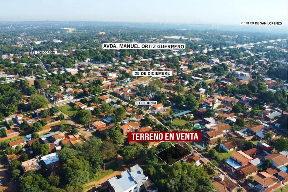 Vendo Terreno en Esquina en San Lorenzo — foto 2
