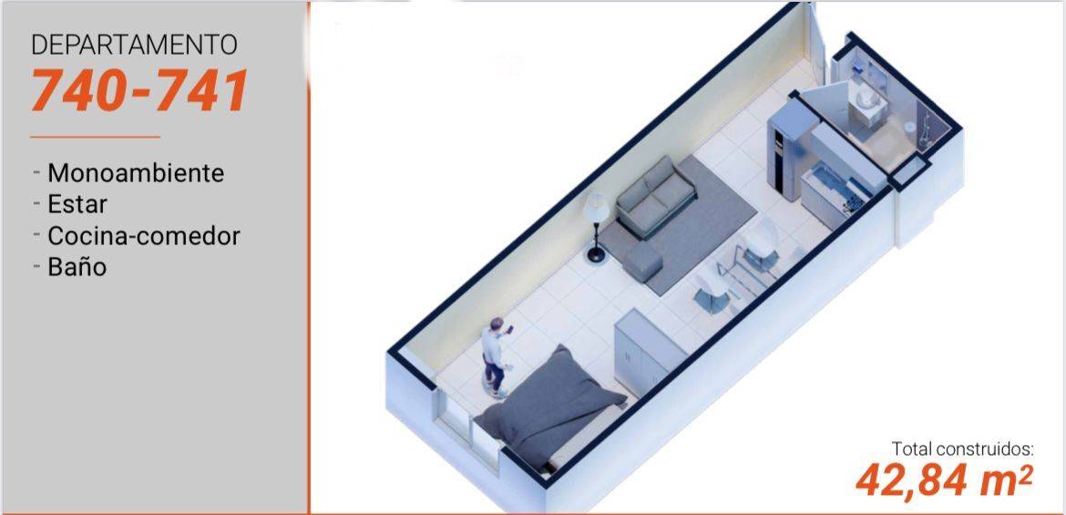 VENDO MONOAMBIENTE EN M4 GALERIA — foto 3