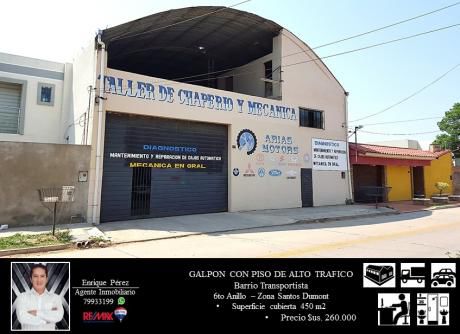 Galpon Con Piso De Alto Trafico - 6to Anillo - Zona Sur
