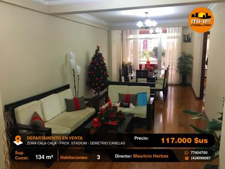 Lindo Departamento En Venta 3 Dormitorios Piscina Cala Cala Oeste