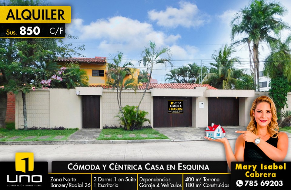 Casa en alquiler en Norte