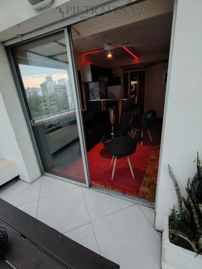 Apartamento en alquiler, monoambiente, 1 baño, terraza. Amueblado. Pocitos. · Foto 11