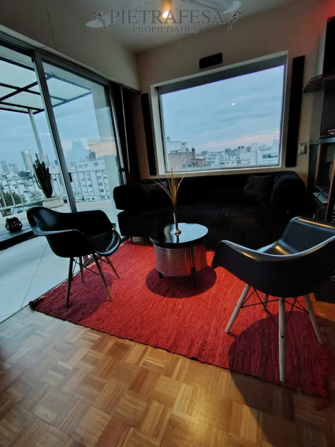 Apartamento en alquiler, monoambiente, 1 baño, terraza. Amueblado. Pocitos. · Foto 12