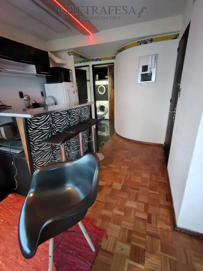 Apartamento en alquiler, monoambiente, 1 baño, terraza. Amueblado. Pocitos. · Foto 9