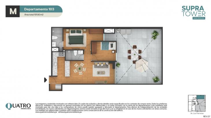 Departamento en venta en San Miguel