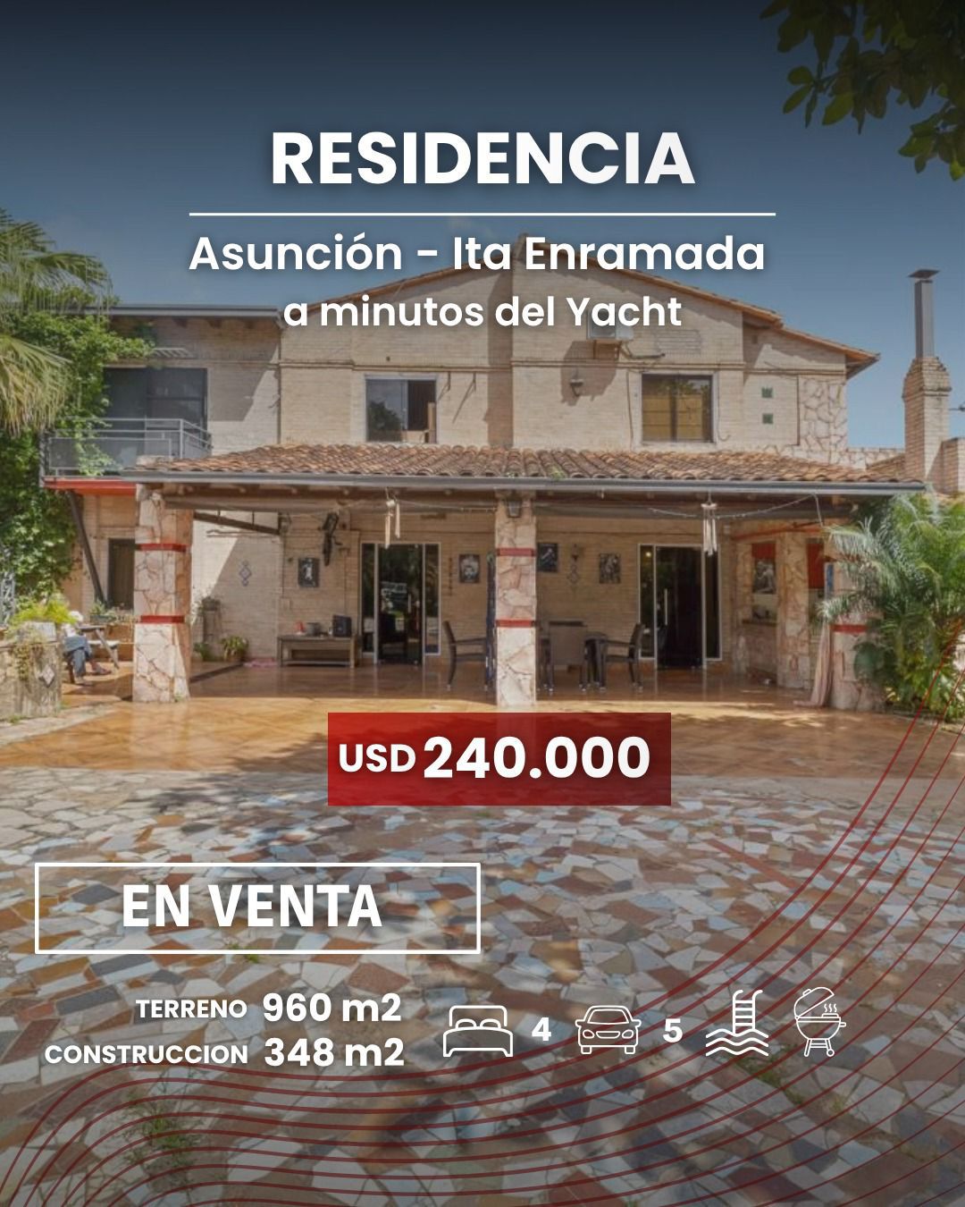Casa en venta en Itá Enramada