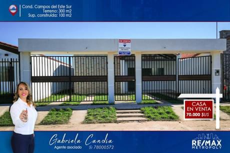 Casa En Venta En La Zona Este, En El Cond. Campos Del Este Sur.