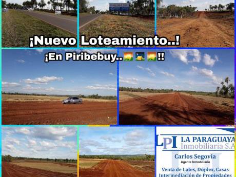 Nuevo Loteamiento En Piribebuy