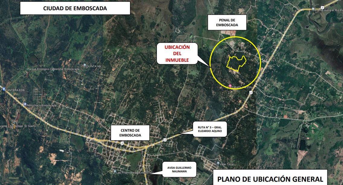 VENDO 12.8 HECTAREAS EN EMBOSCADA A PASOS DE RUTA 3 — foto 2