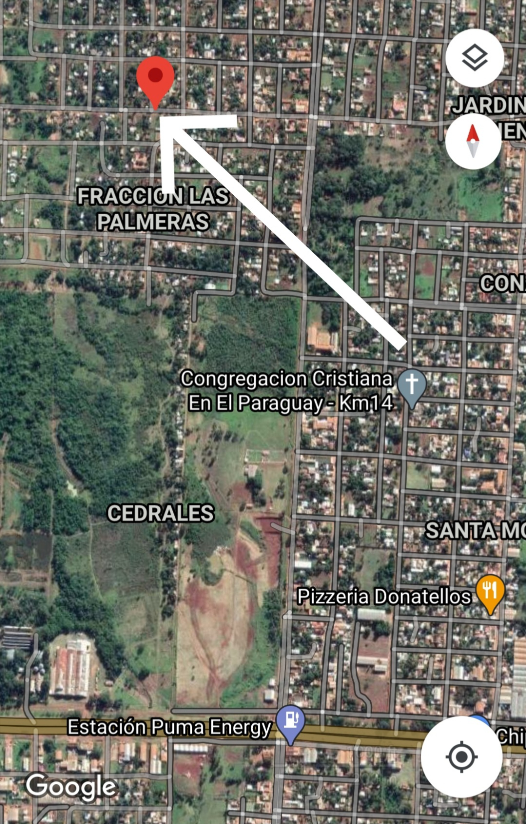 Vendo Casa Km 14 Acaray Sobre La Calle Que Conecta Km 14 Con Km 16 — foto 2