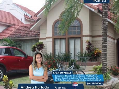 Hermosa Y Comoda Casa En Condominio Britania