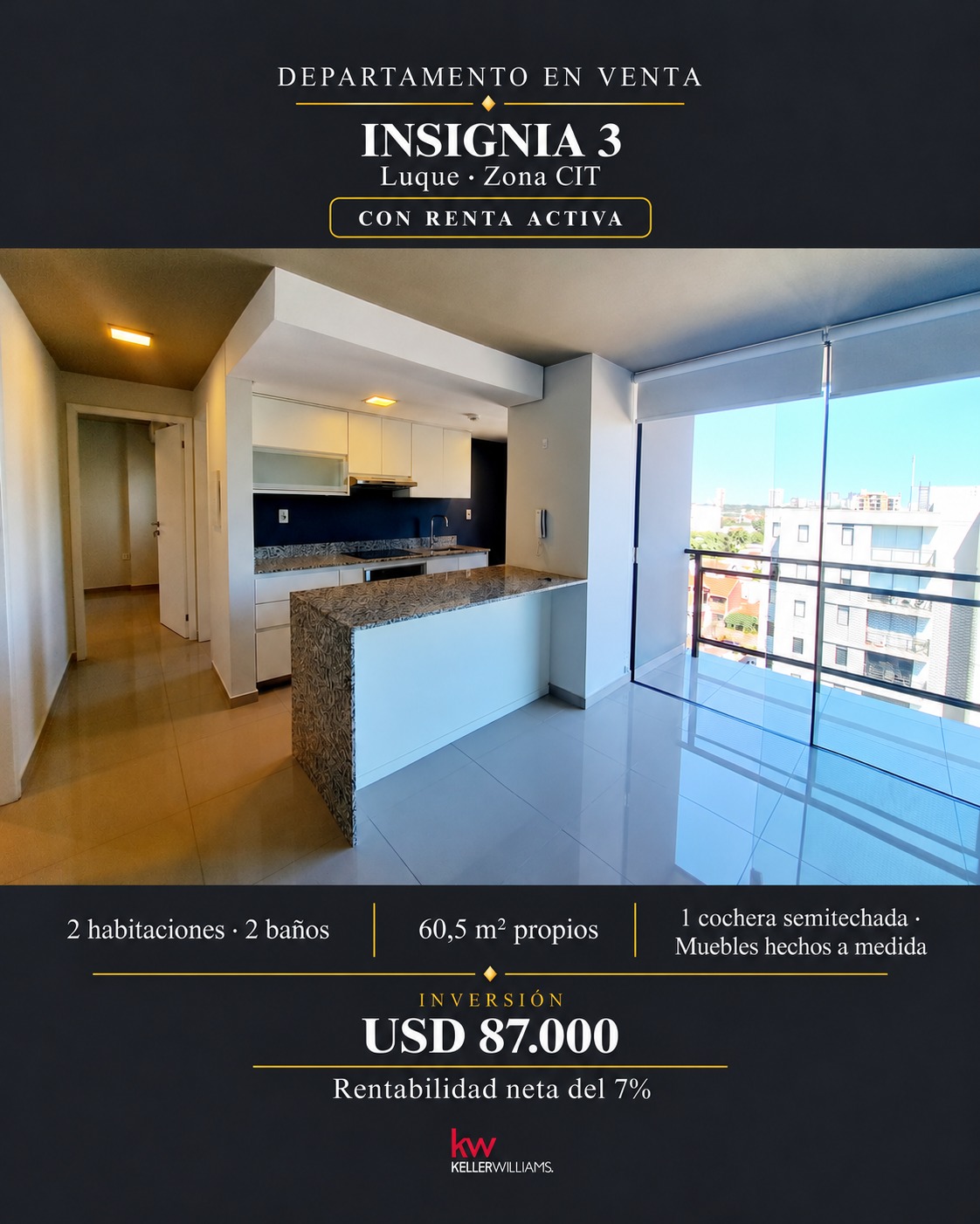 Departamento en venta en Luque