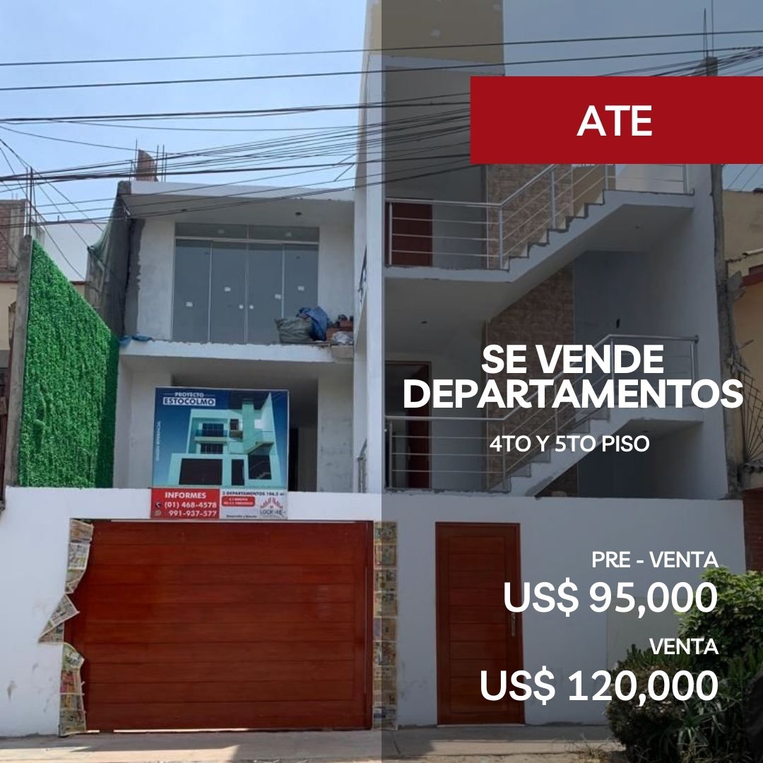 Departamento en venta en Ate