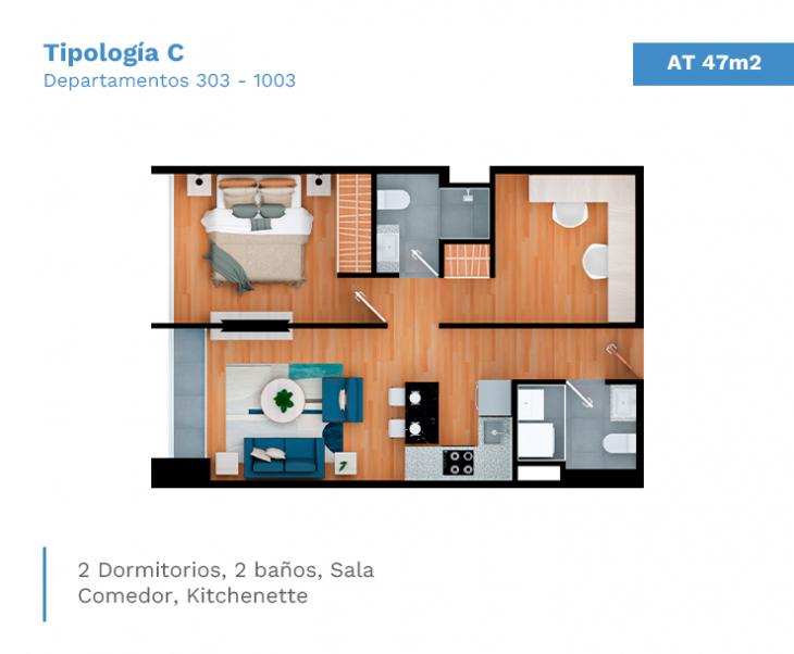Departamento en venta en San Miguel