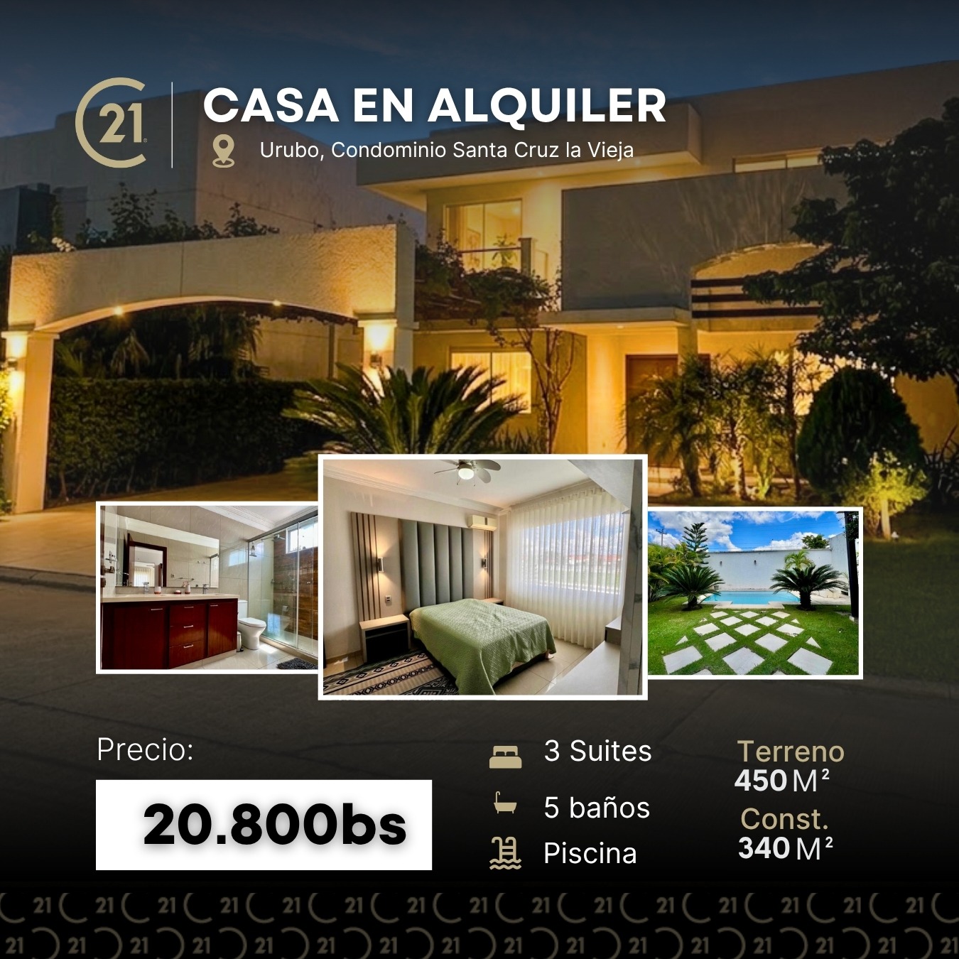 Casa en alquiler en Oeste