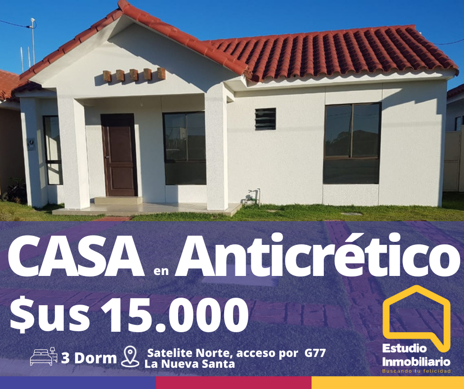 Casa En Venta O Anticretico Zona Norte Radial 26. Ref. D8CCD8