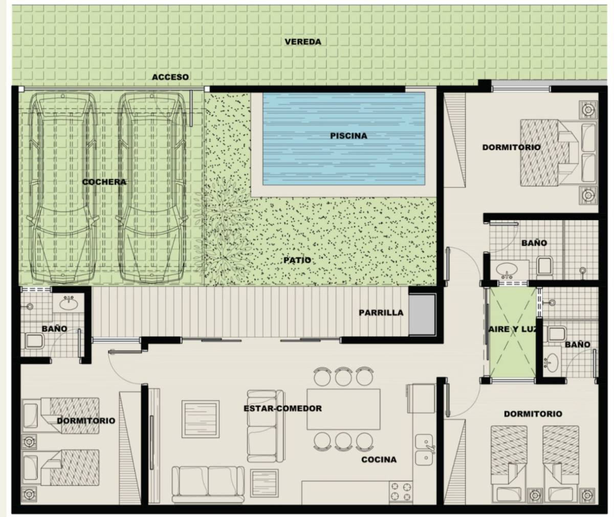 Casa nueva a estrenar en Sanber! ID26365 — foto 3