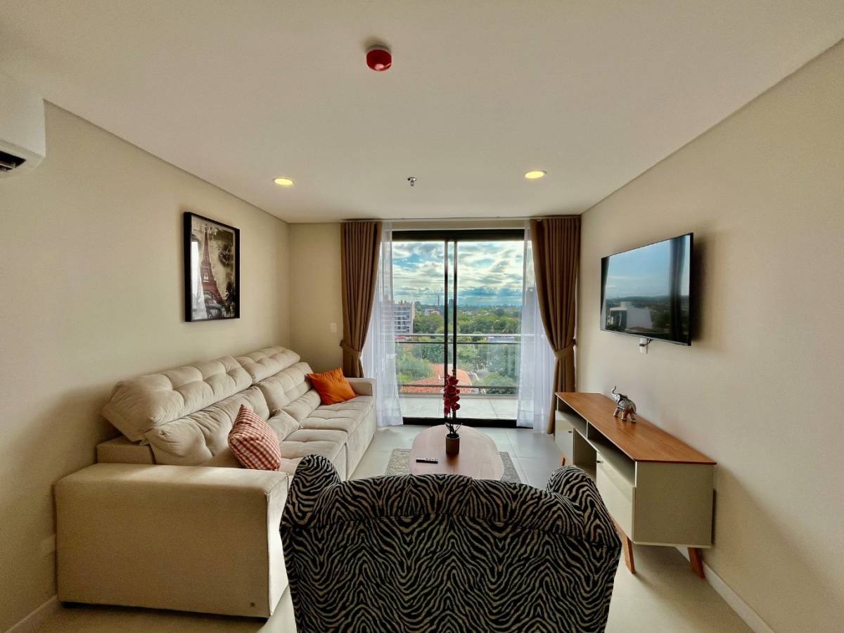 VENDO DEPARTAMENTO DE 3 HABITACIONES EN EL VILLA MORRA FLATS - ID 43704 — foto 2