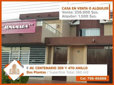 Bellisima Y Moderna Casa En Av. Centenario