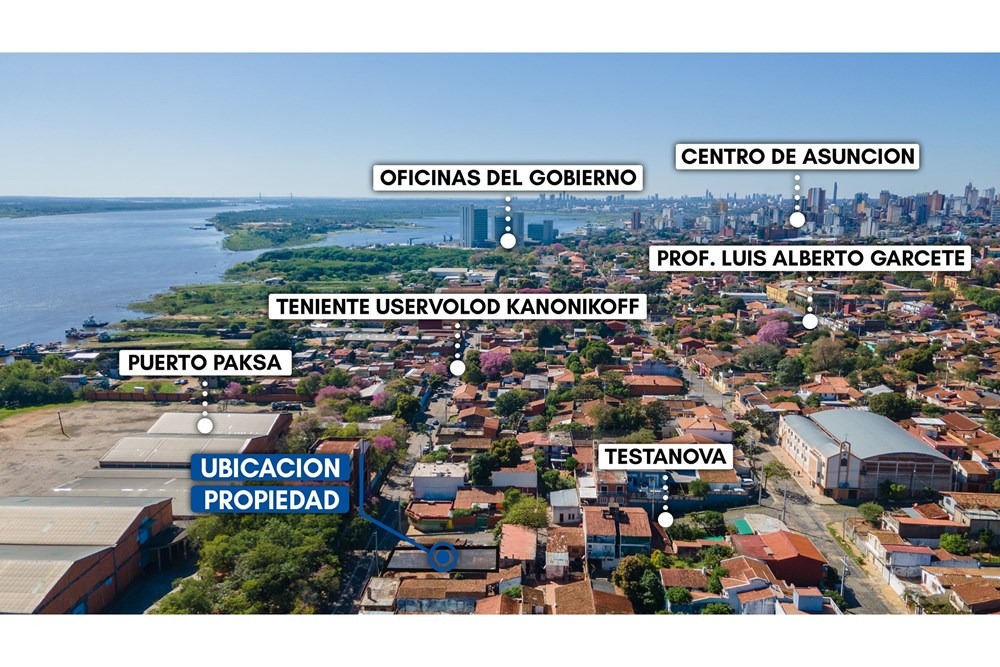 Venta de terreno en Esquina Sajonia, frente al Puerto PAKSA — foto 2