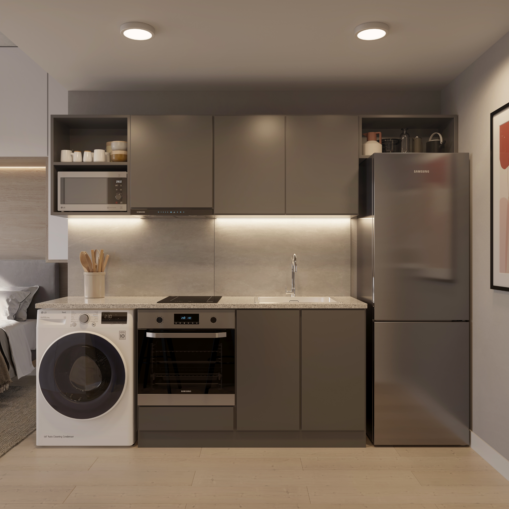 Cómodo MonoAmbiente en Venta en  Mburucuyá | A pocos minutos  del eje corporativo, zona tranquila — foto 3