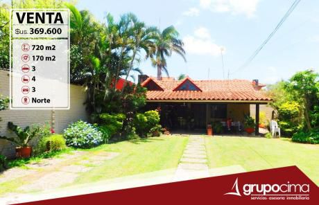 Amplia Casa En Venta En La Alemana 4/5 Anillo !!