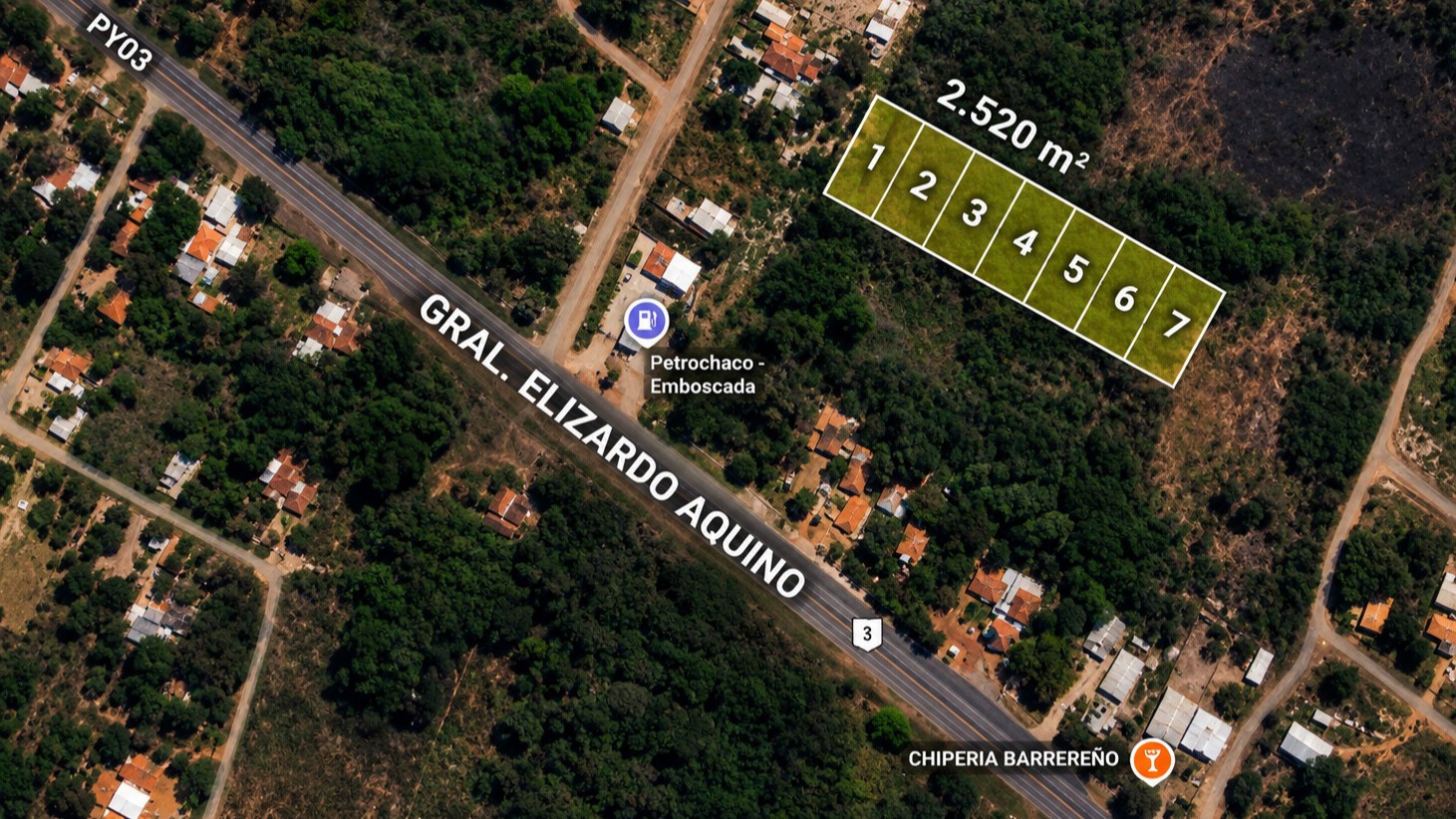Precio Especial por los 7 Terrenos en Emboscada — foto 2