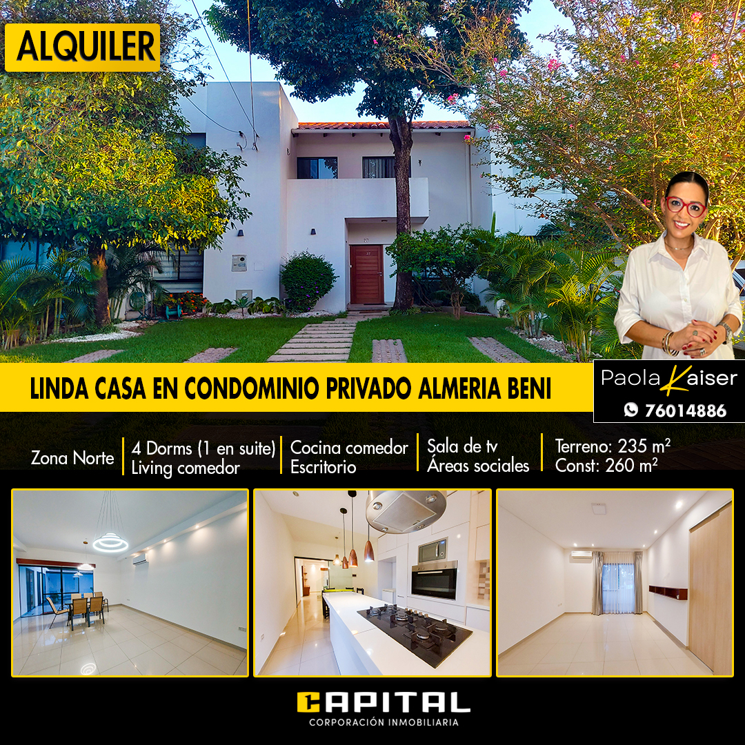Casa en alquiler en Norte