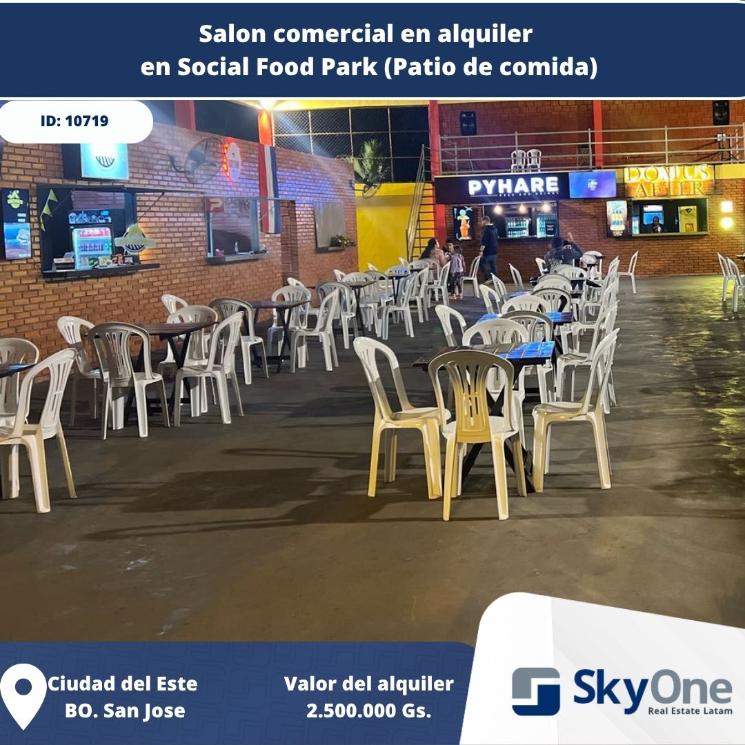 Se Alquila Salon Comercial En "social Food Park" — foto 2