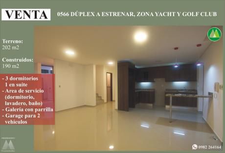 0566 Duplex A Estrenar, Zona Yacht Y Golf Club