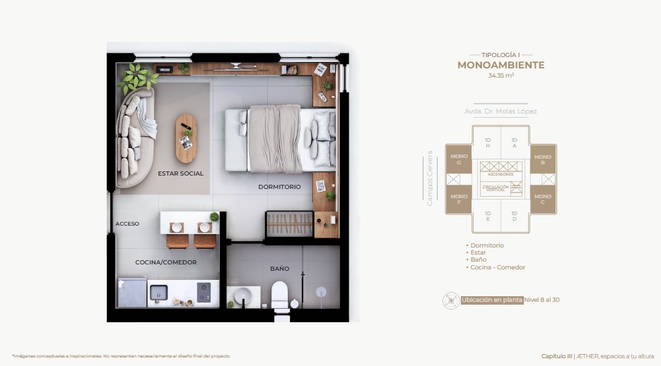 EN VENTA Departamentos en Pozo- ÆTHER by Civis — foto 3
