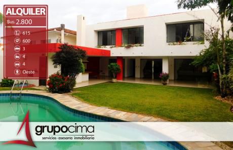 Amplia Y Lujosa Casa En Alquiler En Las Palmas !!