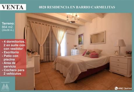 0828 Residencia En Barrio Las Carmelitas
