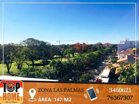 Anticretico En Hermoso Dpto Zona Las Palmas