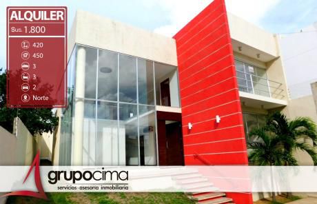 Amplia Y Casa En Alquiler En Equipetrol !!!
