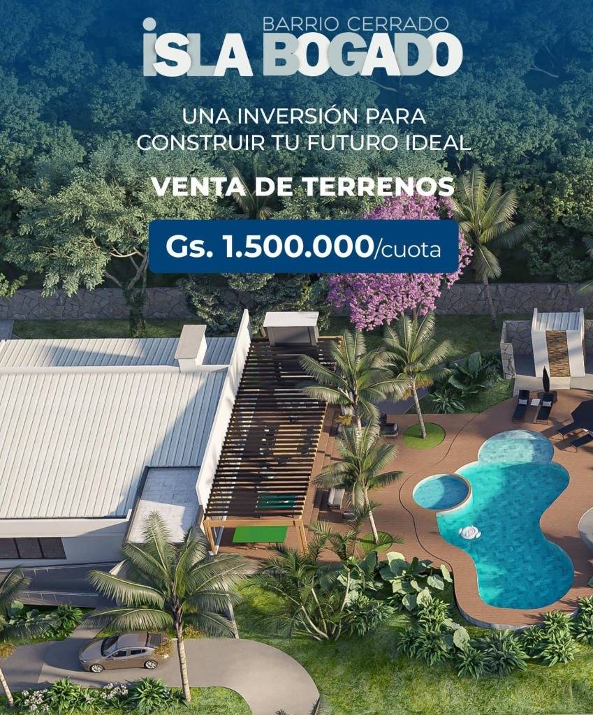 Venta De Terrenos En El Barrio Cerrado Isla Bogado, Luque — foto 3