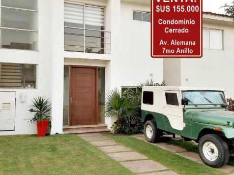 Bella Casa En Condominio Cerrado En 155.000$us Av. Alemana 7mo Anillo