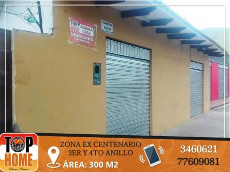 Alquiler Zona Ex Centenario 3er Y 4to Anillo