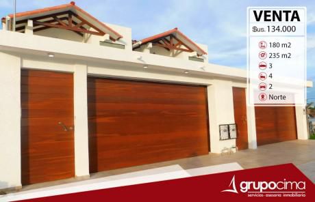 Hermosa Casa En Venta 134.000 $us !!