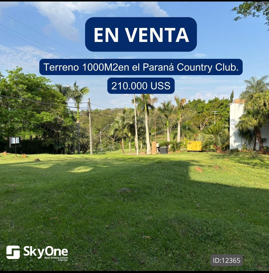 EN VENTA TERRENO DE 1.000m2 EN PARANA COUNTRY CLUB — foto 2