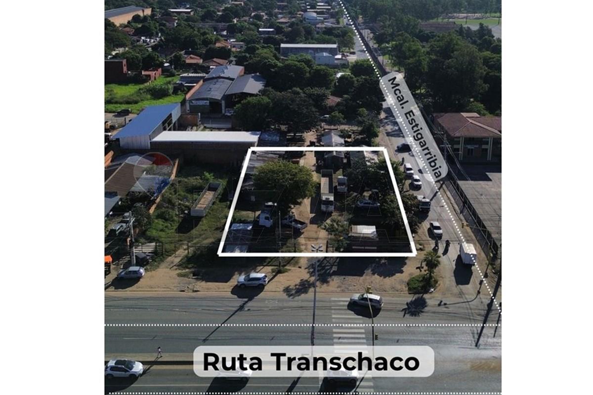 EN VENTA TERRENO DE 1.207 M2 EN ESQUINA SOBRE LA TRANSCHACO - foto 1